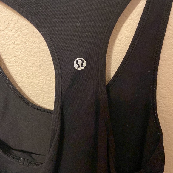 ❤️ 2 for $10 Lululemon Black Razorback Top - Picture 4 of 8